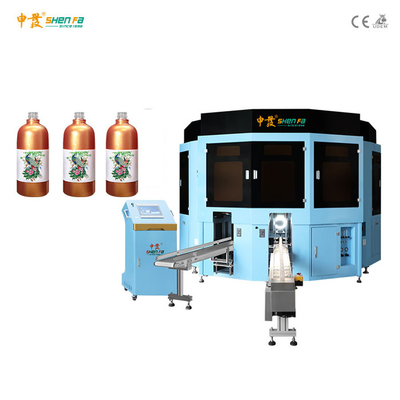 6 Color Screen Printing And Hot Stamping Machine All In One 50pcs / Min