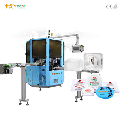 1 Color Automatic Screen Printing Machine For Flat Foundation Box