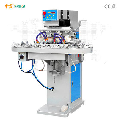 Flaming Treatment Semi Automatic Pad Printing Machine For Plastic Handles