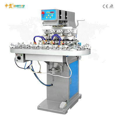 Four Color Semi Automatic Pad Printing Machine For Medical Small Bottle