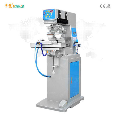 Small Two Colors Shuttle Semi Automatic Pad Printing Machine