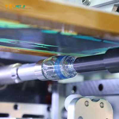 Full Servo 3-color Silk Screen Printing Machine With Vision Camera Orientation For Irregular Bottle SF-MP310