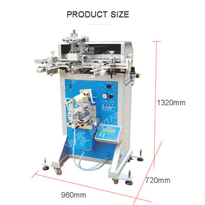 Manual 50W Screen Printing Machine For Plastic Glass Bottles