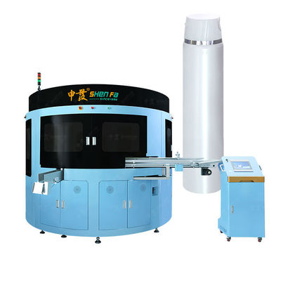 Screen Printing Hot Foil Stamping Machine 4 Color Varnishing Print On Cosmetic Lotion Bottles