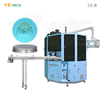 14kw Full Automatic Screen Printing Machine Hot Stamping Machinary For Cosmetic Box Chemical Container