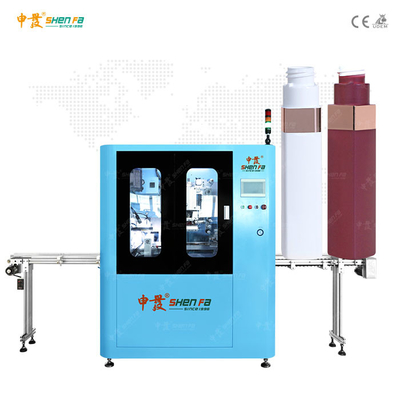 45Pcs / Min Automatic Hot Stamping Machine For Lipstick Conical Oval Square Shape