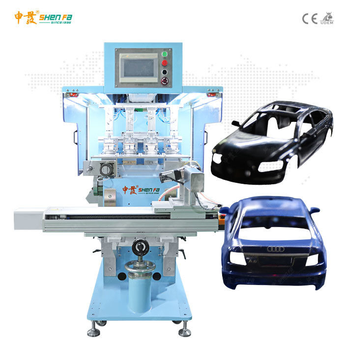 10 Pcs/Min Servo Semi Automatic Pad Printing Machine For Car Model Toy