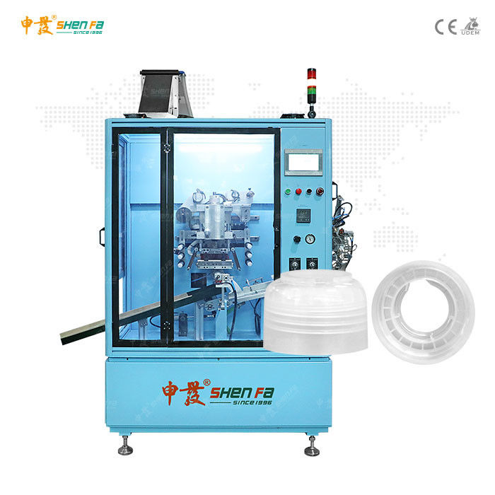 Heat Press Automatic Foil Stamping Machine For Plastic Cap