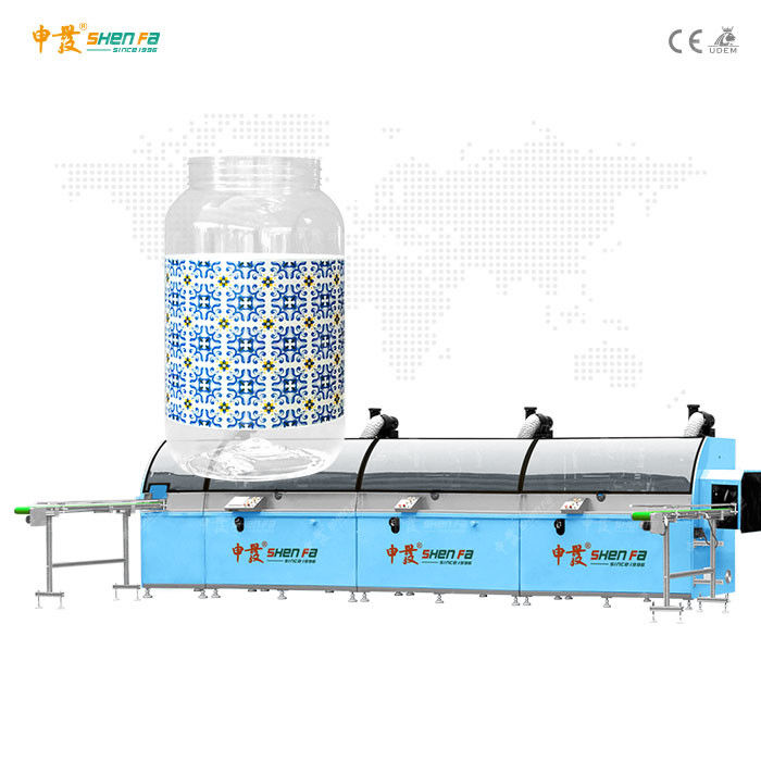 UV Drying 1-3 colors Automatic Screen Printing Machine For Gallon Bottle