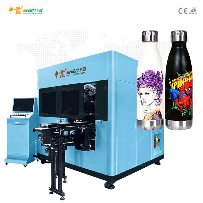 UV Curable Ink Digital Inkjet Printing Machine For Drinkware Bottle