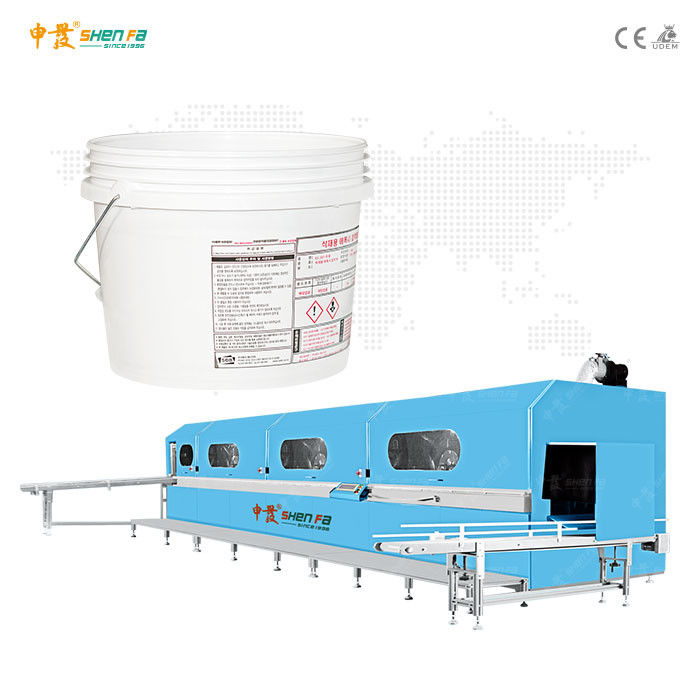 High Speed Large Round Container Bucket Screen Printing Machine 22 Pcs/Min