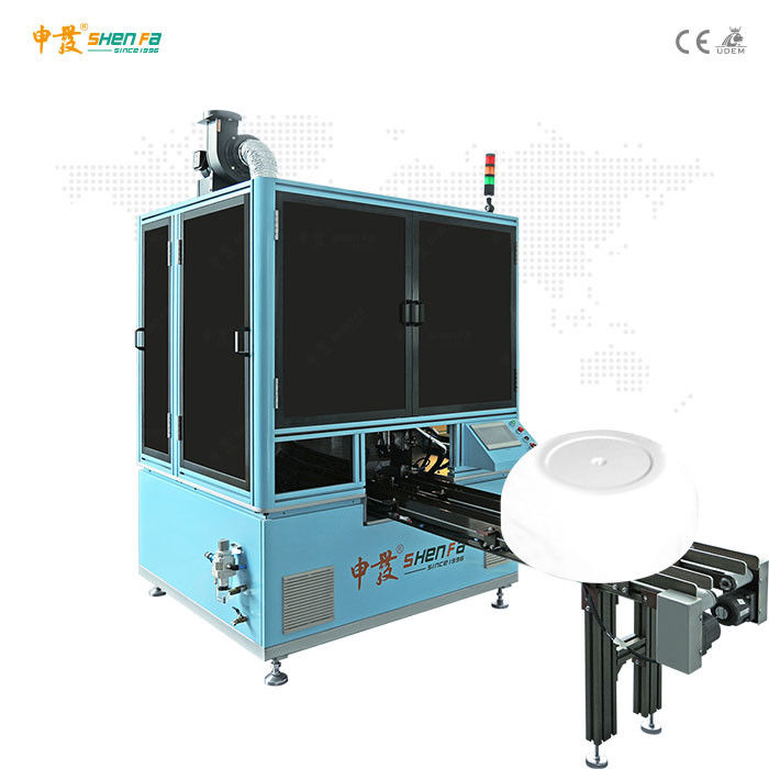 SF-SR12B-G Automatic screen printing machine for plastic jars cans cap