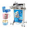 36pcs / Min Semi Automatic Screen Printer For Plastic Mug Paper Cups