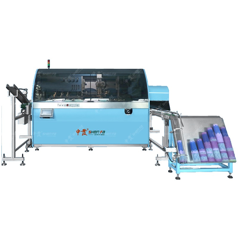 Automatic Cone Paper Cup Screen Printing Machine 60pcs/min