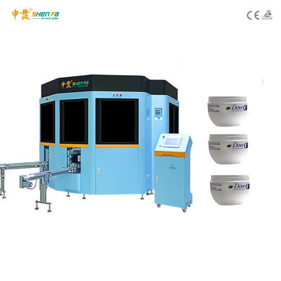 4 Color Automatic Screen Printing Machine For Pet Bottles