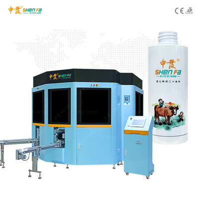 Fully Servo Multifunctional Bottle Screen Printing Machine 60pcs / Min