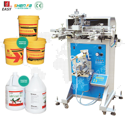 Multi Color Buckets Screen Printing Machine High Accuracy