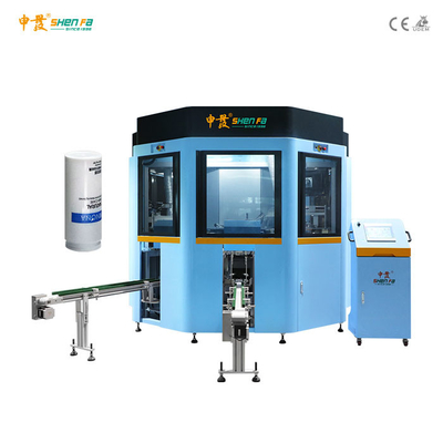 Automatic Plastic Bottles Screen Printing Machine 60pcs/min 35KW