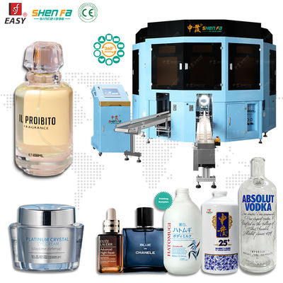 8-Color Servo Integrated Multi-functional Bottle Screen Printing Machine 60 pcs/min