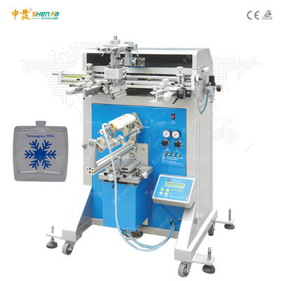220V Semi Automatic Screen Printer Glass Bottle Screen Printing Machine