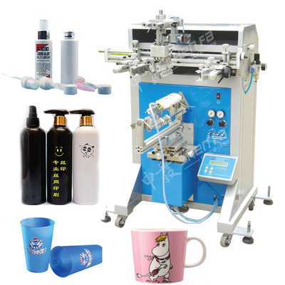 1 color Semi Automatic Screen Printer Auto Syringe Pet Film Coffee Mug Plastic Bottle Silk Screen Printing Machine